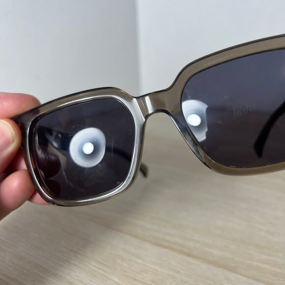 RAEN West Ghost Sunglasses Translucent Brown 55-19-145 Gray Lenses - Picture 12 of 15